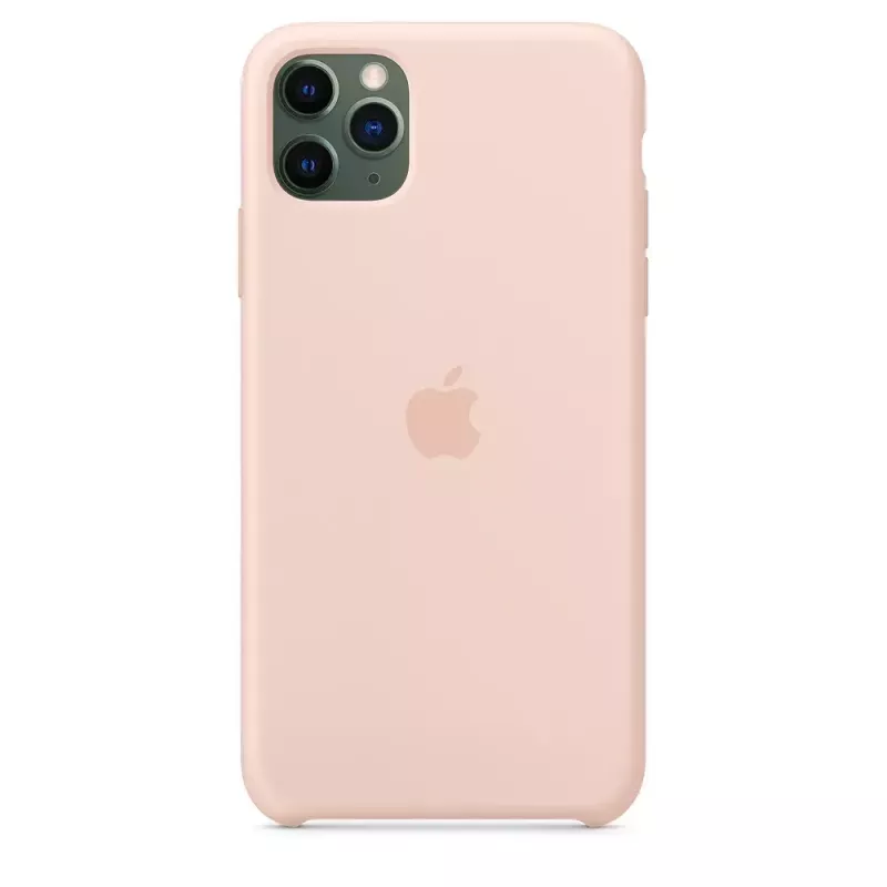 Apple iPhone 11 Pro Max Silikoninis Dėklas Pink Sand