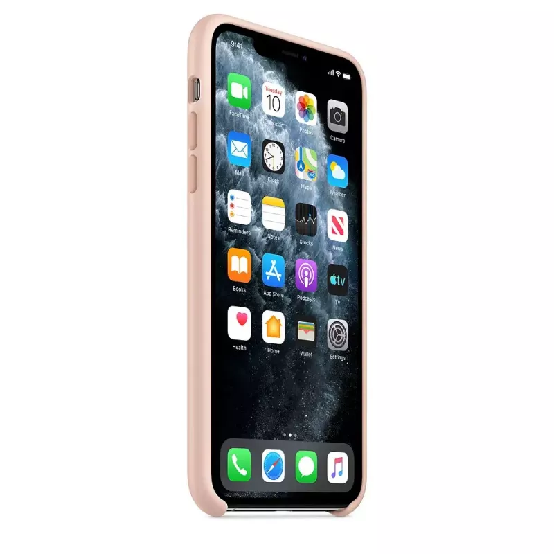 Apple iPhone 11 Pro Max Silikoninis Dėklas Pink Sand
