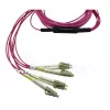 BlueOptics CBL-MPO12-4LC-OM4-3M-BO InfiniBand šviesolaidinis kabelis 4x LC MPO 3m