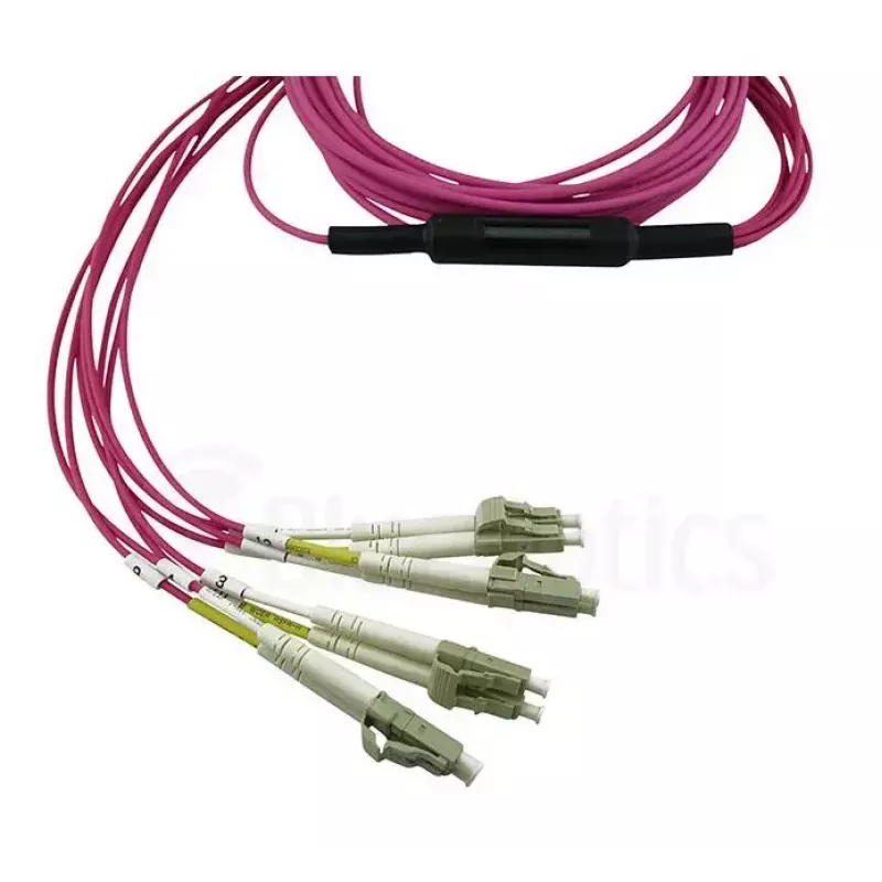 BlueOptics CBL-MPO12-4LC-OM4-3M-BO InfiniBand šviesolaidinis kabelis 4x LC MPO 3m