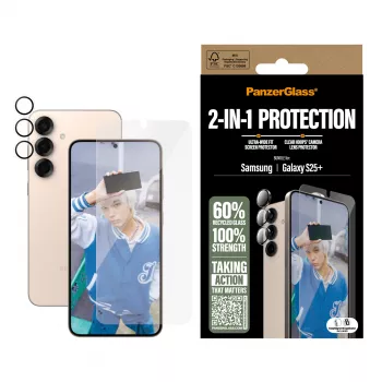 PanzerGlass 2-in-1 apsaugos rinkinys Samsung Galaxy S25+