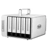 TerraMaster D5 Thunderbolt 3 diskų masyvas 0 TB Stalinis Pilka