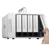 TerraMaster D5 Thunderbolt 3 diskų masyvas 0 TB Stalinis Pilka