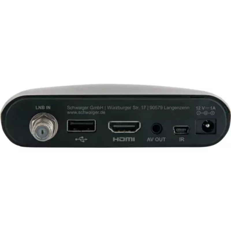 Schwaiger DSR400HD palydovinis imtuvas Full HD juodas