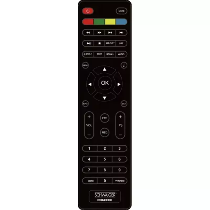 Schwaiger DSR400HD palydovinis imtuvas Full HD juodas