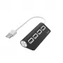 Hama USB šakotuvas, 4 prievadai, USB 2.0, 480 Mbit/s, juodas