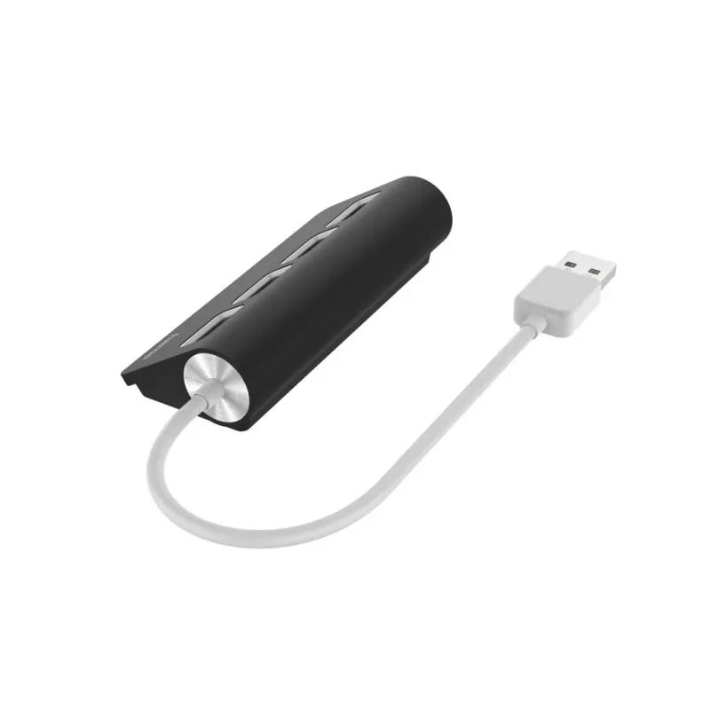 Hama USB šakotuvas, 4 prievadai, USB 2.0, 480 Mbit/s, juodas