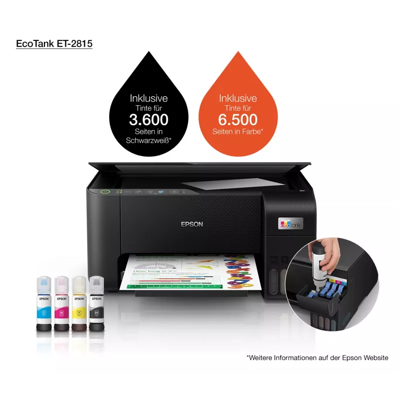 Daugiafunkcis spausdintuvas Epson EcoTank ET-2815 rašalinis spalvotas