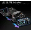Conceptronic 6 prievadų 200W GaN USB PD įkroviklis su USB-C įkrovimo laidu, USB-C x 4, USB-A x 2, QC 3.0, PD 3.1, PPS