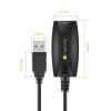 Techly SuperSpeed USB3.0 aktyvus ilginimo kabelis 5m juodas ICUR3050