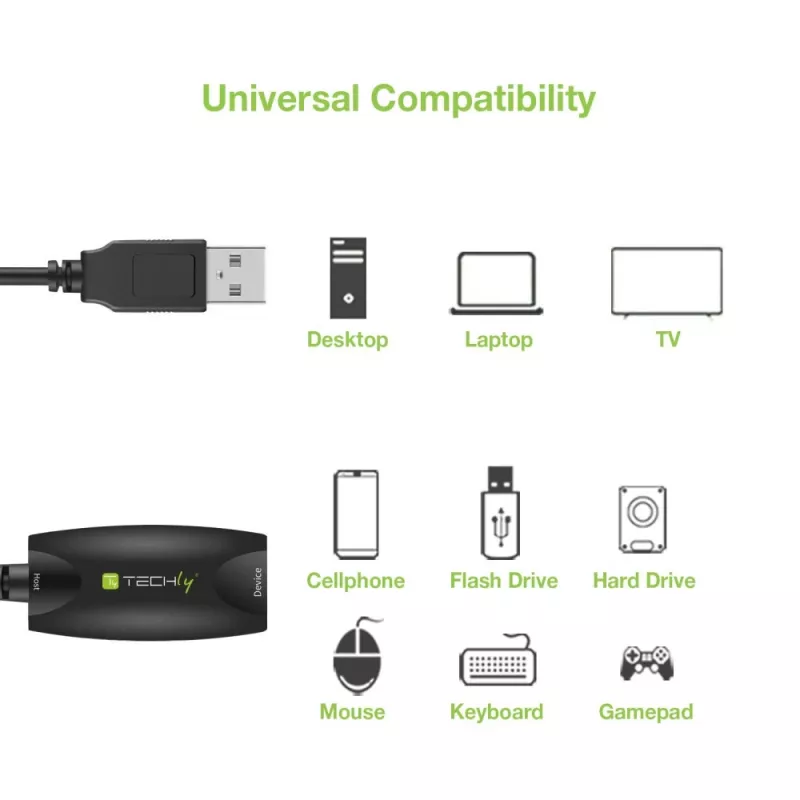Techly SuperSpeed USB3.0 aktyvus ilginimo kabelis 5m juodas ICUR3050