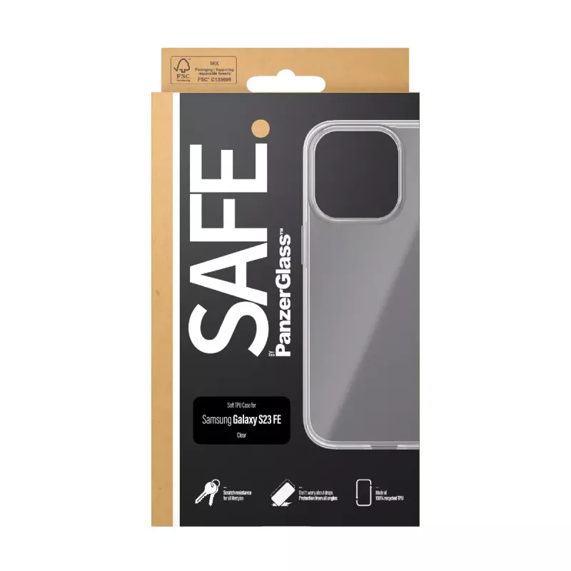 PanzerGlass SAFE. by ® TPU dėklas permatomas Samsung Galaxy S23 FE