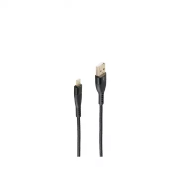 Lightning laidas 1 m ShiverPeaks BS20-73025 juodas