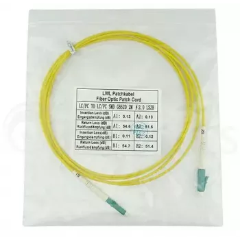 BlueOptics SFP2121BU1MM InfiniBand šviesolaidinis kabelis 1m LC geltonas