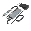 Hama 00200138 USB 3.2 Gen 1 Type-A + Type-C 5000 Mbit/s pilvas pilkas