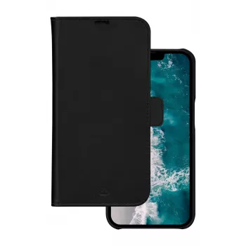 Dėklas-folio dbramante1928 Stockholm iPhone 14 Plus (6,7 colio, juodas) su 3 kortelių kišenėmis