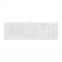 Contour Design Active Key Contour ClassicClean medicininė klaviatūra su nuimamu dangteliu, pilno dydžio, laidinė, balta C8100