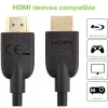 Techly ICOC HDMI2-4-030T HDMI kabelis 3 m HDMI A tipas (standartinis) juodas