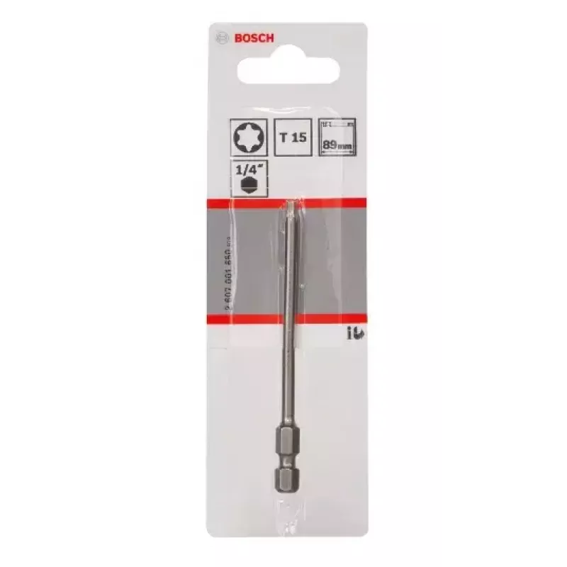 Bosch 2607001650 T15 antgalis sukimo varžtui itin kietas 89mm