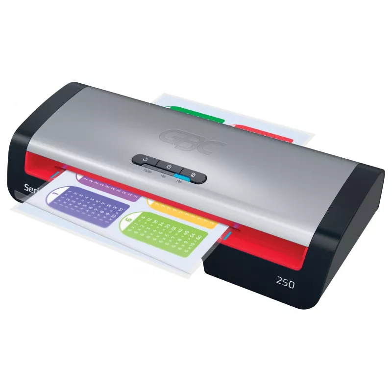 GBC 250 Office A4 laminatorius, karštas laminavimas, 24 cm, 500 mm/min, 0,5 mm, A4, 100 µm