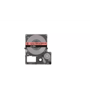 Epson LK-4RBJ juostelė etiketėms, juoda/raudona, terminio perkėlimo, 1,2 cm