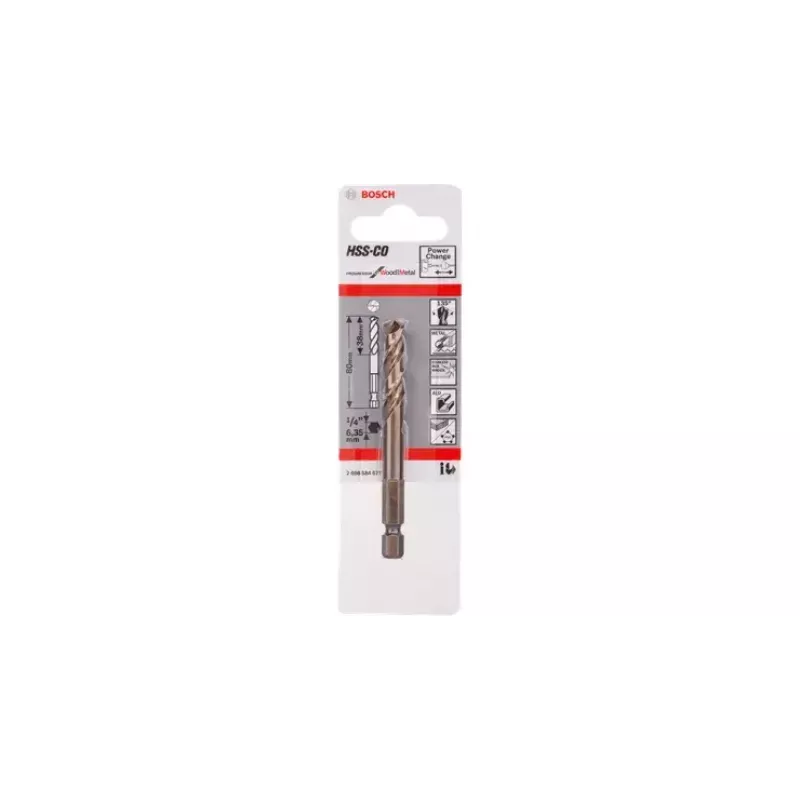 Pilotinis grąžtas Bosch HSS-Co 2608584677