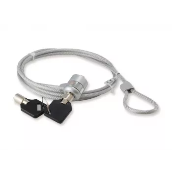 Conceptronic CNBSLOCK15 kabelinė spyna sidabrinė 1,5 m