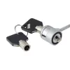 Conceptronic CNBSLOCK15 kabelinė spyna sidabrinė 1,5 m