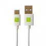 Techly ICOC MUSB20-CMAM10TW USB laidas USB 2.0 1 m USB A USB C Baltas