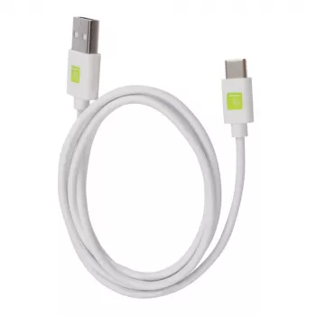 Techly ICOC MUSB20-CMAM10TW USB laidas USB 2.0 1 m USB A USB C Baltas