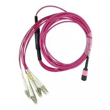 BlueOptics CBL-MPO12-4LC-OM4-1M-BO InfiniBand šviesolaidinis kabelis MPO 4x LC