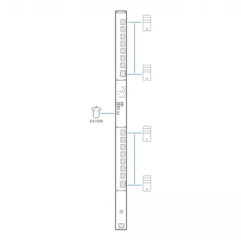Talpinis nuotėkio jutiklis ATEN EA1540 DC AC 10-30V 0,15A