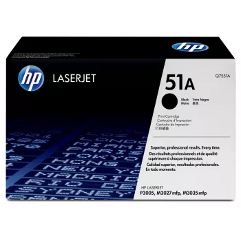 HP 51A juodas originalus LaserJet kasečių rinkinys, 6500 puslapių, 1 vnt.