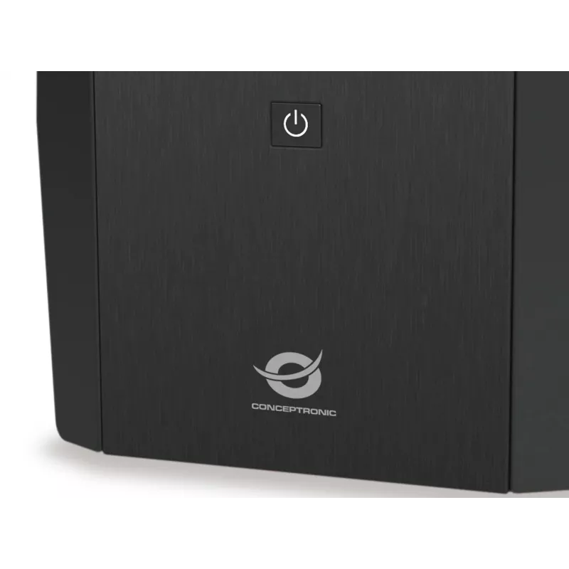 Conceptronic ZEUS 1200VA 720W UPS, IEC + Schuko lizdas, linijinis-interaktyvus, 1,2 kVA, 720 W, 220 V, 240 V, 220 V