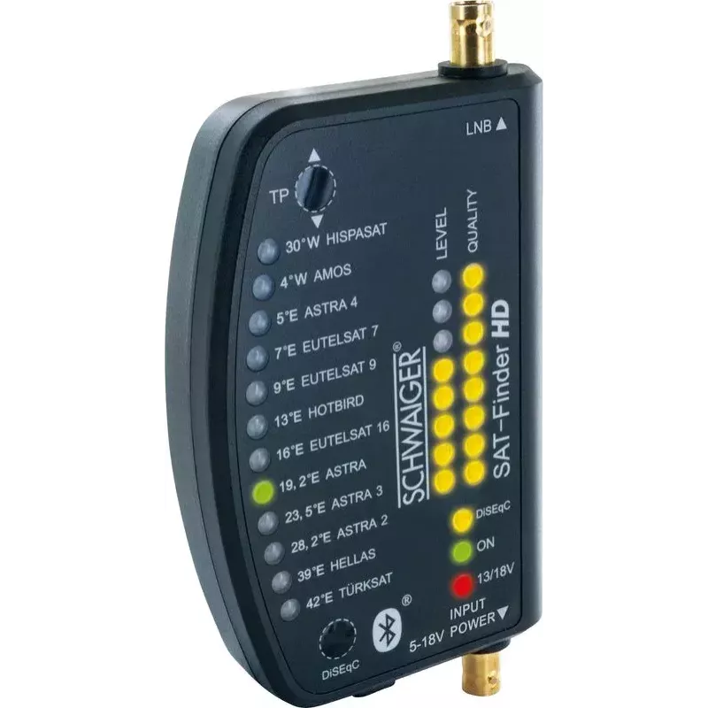 Palydovinis signalo ieškiklis Schwaiger SF9003BTAKKU 950–2150 MHz plastikinis