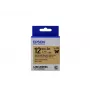 Epson kasetė su satino juostele LK-4KBK juoda/auksinė 12mm (5m)