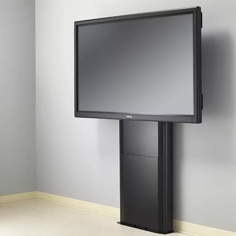 Chief XL elektrinis reguliuojamo aukščio grindų stovas, 140,6 kg, 127 cm (50 col.), 2,03 m (80 col.), 200 x 200 mm, 860 x 510 mm