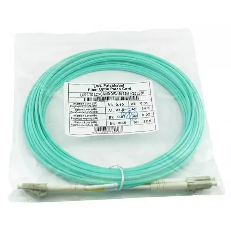 BlueOptics AJ836A-BO InfiniBand šviesolaidinis kabelis 5 m 2x LC Aqua