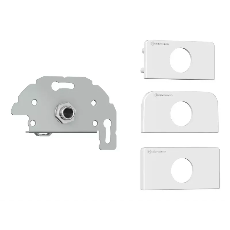 Garso lizdas Kindermann 7456000417 6,35 mm pilka balta
