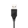 Hama HS-USB300 laidinės USB ausinės, juodos