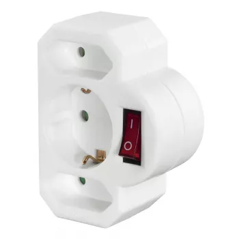 Hama 00223217 adapteris kištukinis baltas