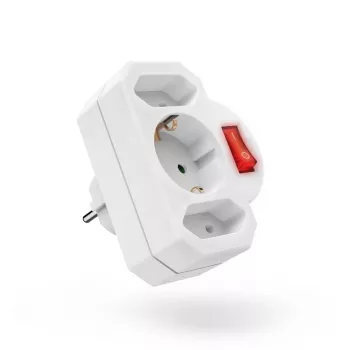 Hama 00223217 adapteris kištukinis baltas