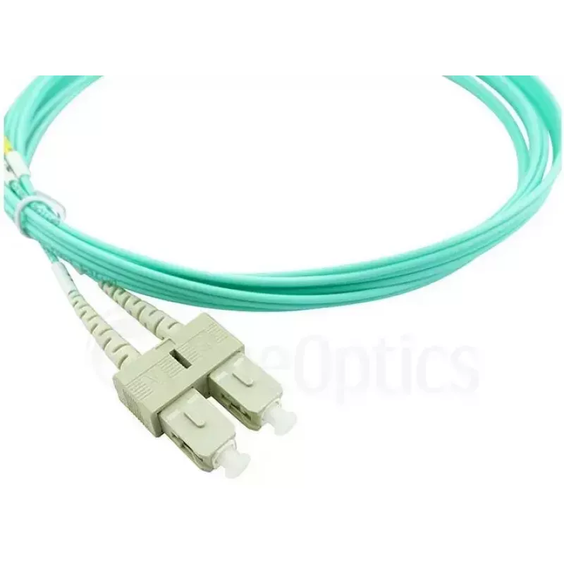 BlueOptics LC-SC daugiamodis OM3 duplex šviesolaidinis komutacinis kabelis, LC-UPC/SC-UPC, 3 m, smėlio spalvos (suderinamas su Corning 055702T512000003M)