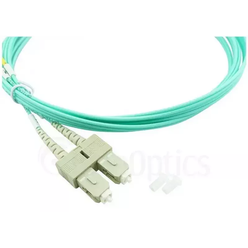 BlueOptics LC-SC daugiamodis OM3 duplex šviesolaidinis komutacinis kabelis, LC-UPC/SC-UPC, 3 m, smėlio spalvos (suderinamas su Corning 055702T512000003M)