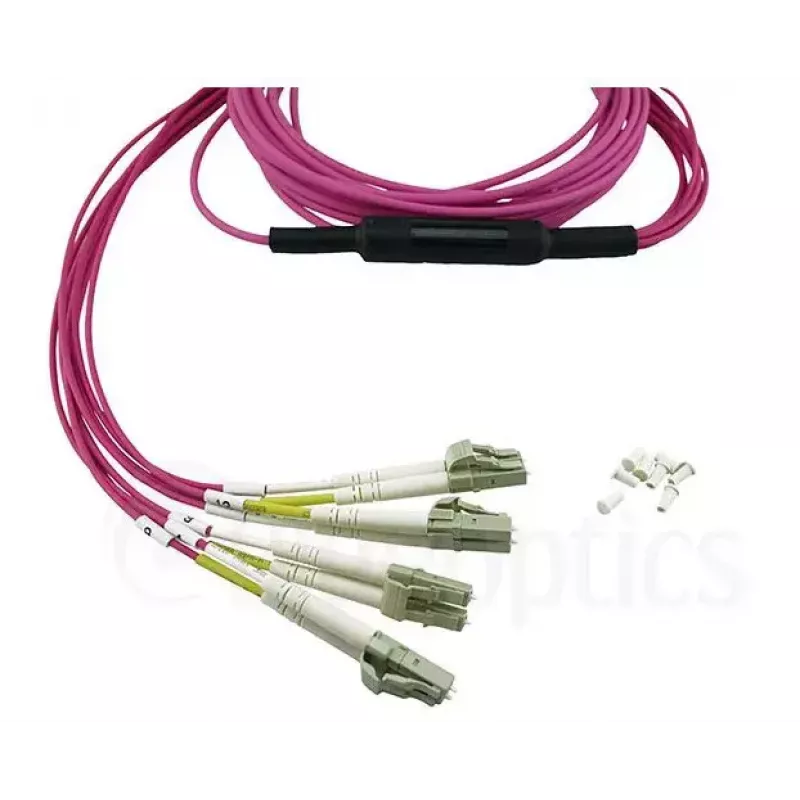 BlueOptics EMC CBL-MPO12-4LC-OM4-2M šviesolaidinis kabelis MPO į 4x LC 2 m