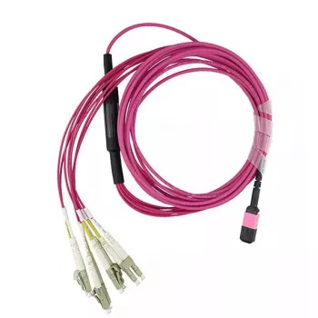 BlueOptics EMC CBL-MPO12-4LC-OM4-2M šviesolaidinis kabelis MPO į 4x LC 2 m