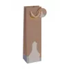 Dovanų įpakavimo maišelis Sigel GT051 rudas 100x80x350 mm