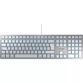 CHERRY KC 6000 SLIM FOR MAC klaviatūra, laidas, USB, QWERTY, JAV anglų, sidabrinė