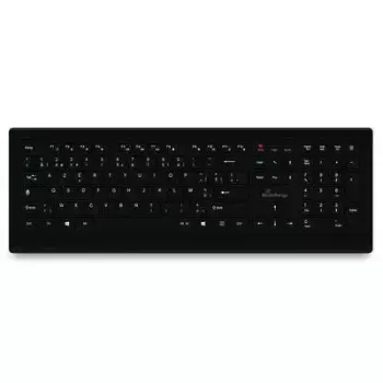 MediaRange MROS101-BE klaviatūra USB AZERTY Belgijos juoda pilno dydžio 107 klavišų
