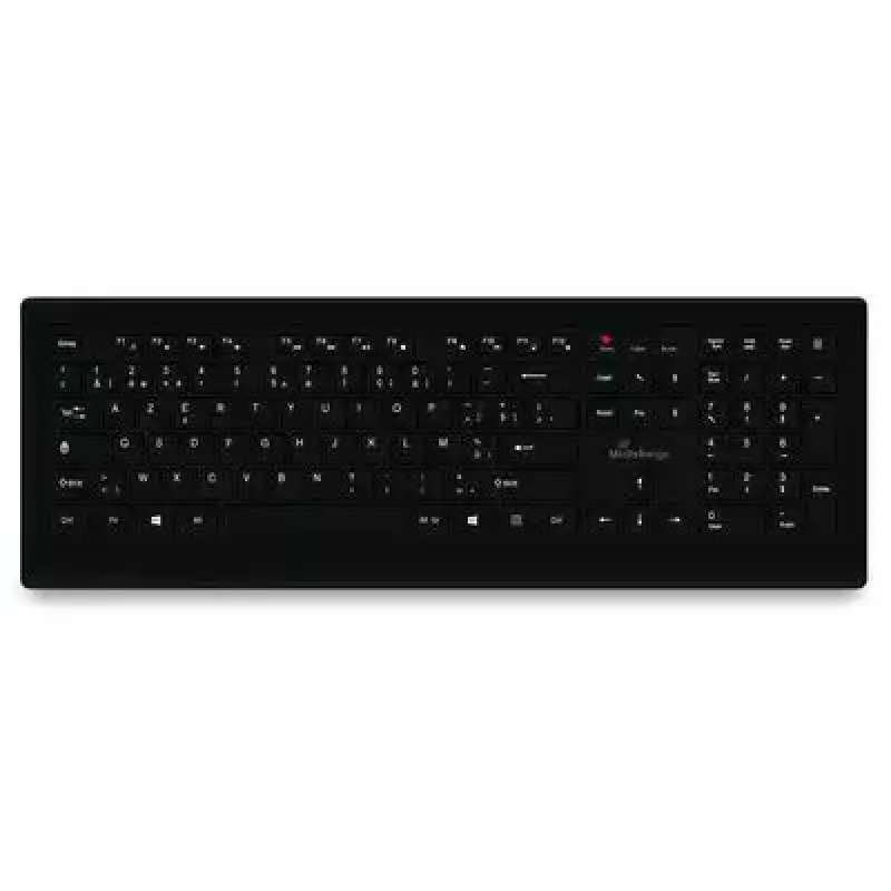 MediaRange MROS101-BE klaviatūra USB AZERTY Belgijos juoda pilno dydžio 107 klavišų